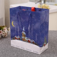 Christmas decoration gift candy bag apple pastry packaging bags tote spree paper bag