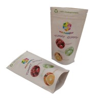 Printing 250g Coffee Bag Customized Mylar Coffee Pouches 12oz PLA Biodegradable Kraft Paper Coffee Bags Tea Powder Sachet